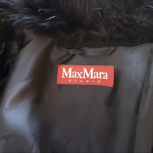 🆕 MaxMara Studio 100% Camel belt Coat - Picture 9 of 10